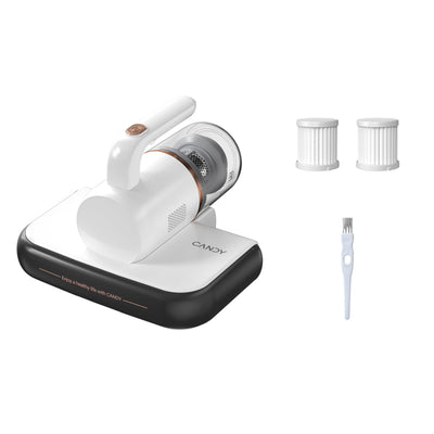 CANDY™ Mattress Vacuum Cleaner UV Sanitizing with HEPA Filter,350W Anti-Allergen for Bed,Carpet,Couch,Dust & Pet Hair, 0.4L Dust Cup with Washable Fliter, Auto UV Shutoff & Overheat Protection