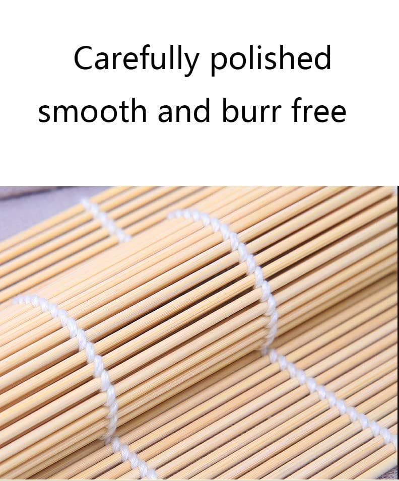 2 Pack Bamboo Sushi Rolling Mat, Sushi roll maker, Sushi bazooka (9.5" x 9.6")… BZG