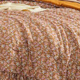 BLOOMHAVEN Queen Comforter Set - 7 Pieces Ruffle Brown Bedding Sets, Shabby Chic Farmhouse Bed in a Bag with Ruffle Comforter, Sheets, Pillowcases & Shams BLOOMHAVEN