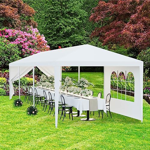 BBBuy 10’X30’ Outdoor Canopy Tent with Removable Sidewalls Gazebo Shelter Pavilion for Backyard BBQ Camping Picnic Parties Wedding Ceremony, Easy Assemble and Removable BBBuy
