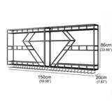 Wine Rack Wall Mounted Bar Shelves with Hanging Wine Glass Holder Rack and LED Light Liquor Bottle Display Shelf Floating Bar Shelves Whiskey Shelf Kitchen Wall Cabinet for Home Bar Cafe Dining Room ( JOSIAHCQ