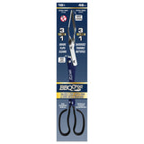 BBQ Croc 3 in 1 Barbecue Tool 18-inch - Lightweight and Long Tongs, Spatula and Grill Scraper (Blue) (18 inch Without Flashlight) BBQCroc