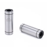 XIKE 2 Pcs LM10LUU Sealed Lengthen Linear Ball Bearings 10x19x55mm,Fits DIY/3D Printer/Workbench/CNC, M4 Rod Shaft Guide Linear Motion System and SCS4LUU Linear Ball Bearings Block Slide Bushing. XIKE