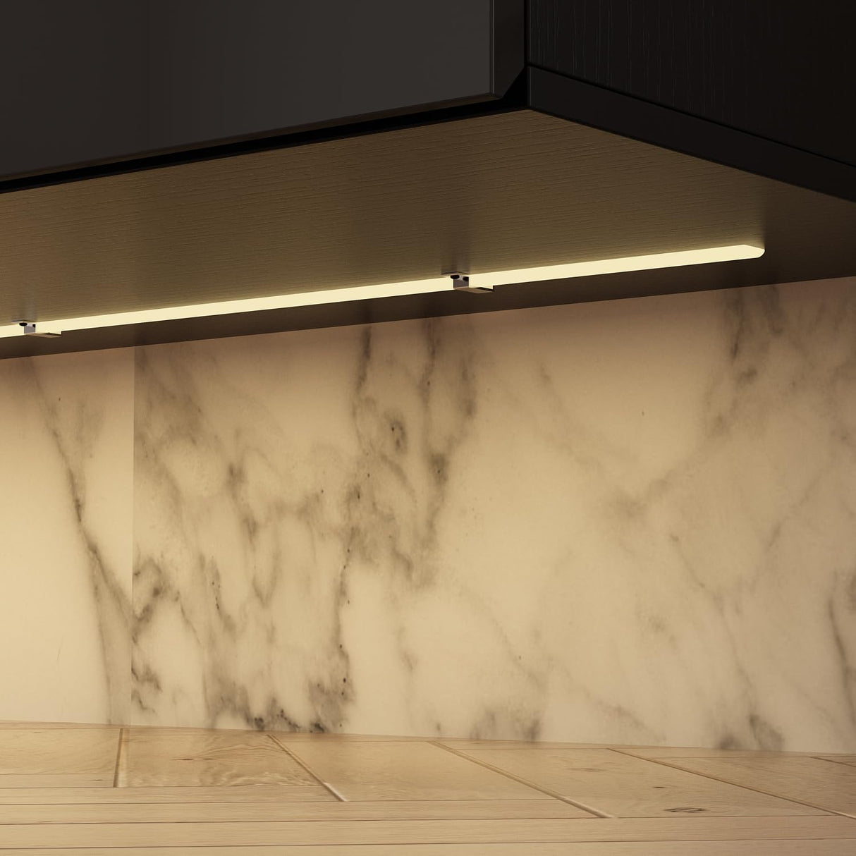 AIEGLE Floating TV Stand Wall Mounted, High Gloss Entertainment Center with 3 Drawers & 16-Color LED Lights, Modern TV Cabinet Console Shelf, Black 63" W AIEGLE