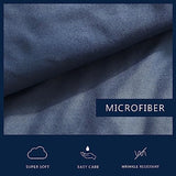 Nautica - Full Bonus Bed Set, Reversible & Ultra-Soft Brushed Comforter with Lightweight Feel, 7 Piece Bedding with Matching Bed Sheets, Pillowcases, & Tote Bag (Captain's Blue/Green) Nautica