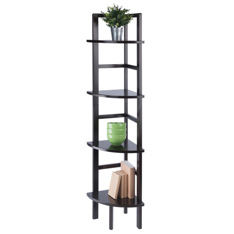 Winsome Wood Aiden Corner Baker's Rack - Coffee Winsome