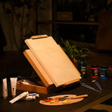 MEEDEN Unfinished Wood Canvas Board: 1-1/2" Deep 8x8” Wooden Canvas Panel Pack of 4 - Blank Cradled Wood Art Board for Painting MEEDEN