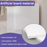 BFECGDXT Small Reception Desk with Counter, Modern L-Shaped Front Desk with Lockable Drawer, Retail Counter for Salon, Clothing Beauty, Left Corner 39.4in BFECGDXT