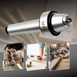 Yunnergo 4Pcs MT2 Wood Lathe Live Center Drive Spur Cup Set with Wooden Box for Wood and Metalworking Lathe Yunnergo