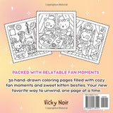 Eras Fans: A Cute and Cozy Coloring Book Featuring Relatable Fan Moments Across Every Era, with Sweet Kitten Friends (Eras Outfits coloring book) WoodArtSupply