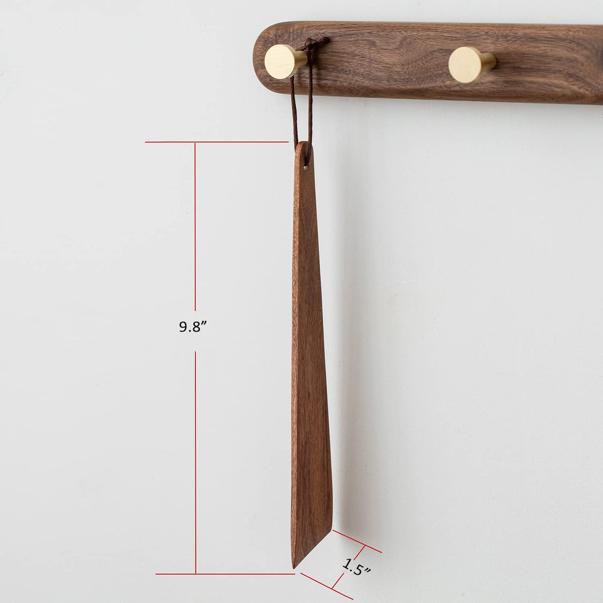 Muso Wood 9.8" Acacia Wood Spatula for Cooking, Small Wood Flipper, Non-Stick Spatula Set, Multi-Purpose Spatulas for Flipping, Serving, Scraping & Turning (Set of 1) muso wood