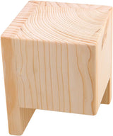 Set of 4 Bed Risers Furniture Square Risers 2 Inches Height Heavy Duty Unfinished Solid Wood Furniture Legs Bed Lifts Furniture Legs for Sofa Couch Metany
