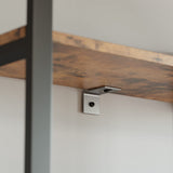 IRONCK Vintage Industrial 6-Tier Ladder Bookshelf - Durable Display Shelf for Home or Office IRONCK