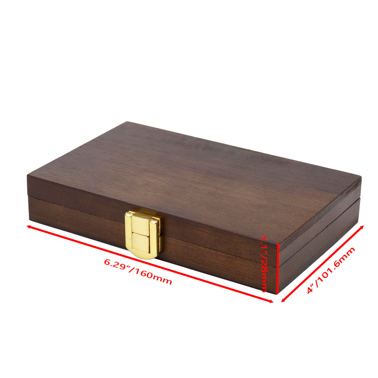 Pufguy Wooden Watercolor Paint Palette, 36 Wells, 4" x 6", Brown, Country Style Pufguy