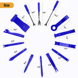 GOOACC 238Pcs Trim Removal Tool, Auto Push Pin Bumper Retainer Clip Set Fastener Terminal Remover Tool Adhesive Cable Clips Pry Kit Car Panel Radio Removal Auto Clip Pliers (GRC-207) GOOACC