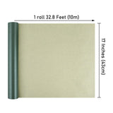 NESCCI Dark Green Matte Wrapping Paper,Solid Color Pearly-Lustre Paper,Gift Wrapping Paper,Perfect for Halloween, Wedding,Valentine's Day,Birthday, Christmas,Baby Shower,DIY Bouquet (17 Inches X 32.8 Feet) NESCCI