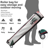 Eurmax USA Standard 10x10ft Patio Pop Up Canopy Tent for Outdoor Events Commercial Instant Canopies with Heavy Duty Roller Bag,Bonus 4 Canopy Sand Bags (White) Eurmax