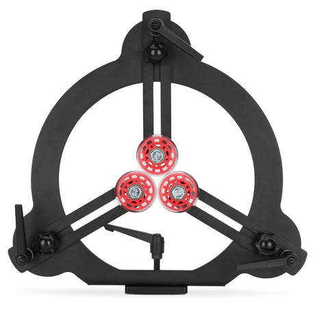 Woodturning Steady Rest for 12" Lathe Swing, Woodworking Steady Rest, 3-Point Adjustable Woodturning Steady Rest for 12 inch Swing Medium Size Lathe Dozont