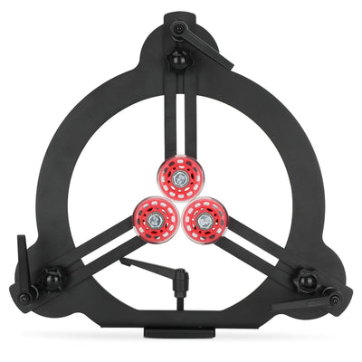 Woodturning Steady Rest for 12" Lathe Swing, Woodworking Steady Rest, 3-Point Adjustable Woodturning Steady Rest for 12 inch Swing Medium Size Lathe