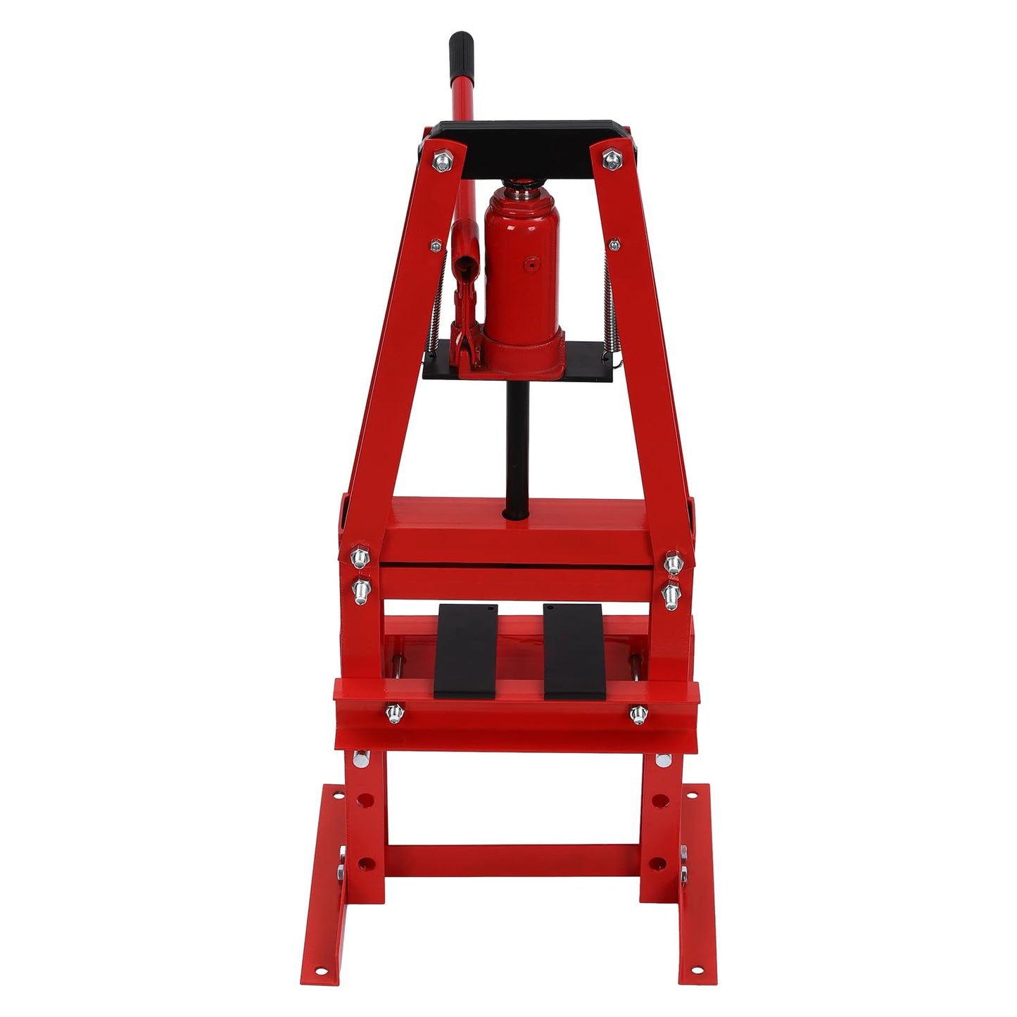 Hydraulic Power Units, 6-Ton Benchtop Hydraulic A-Frame Shop Press with Press Plates, Hydraulic 6 Ton Garage Floor Adjustable Shop Press with Plates, Hydraulic Press, Red, Hydraulic Shop Pres - WoodArtSupply