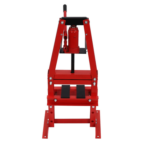 Hydraulic Power Units, 6-Ton Benchtop Hydraulic A-Frame Shop Press with Press Plates, Hydraulic 6 Ton Garage Floor Adjustable Shop Press with Plates, Hydraulic Press, Red, Hydraulic Shop Press SHZICMY