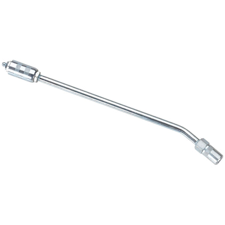 LUMAX LX-1434 Silver 14" Extension Adapter. for Far-to-Reach Grease Fittings on Cars, Trucks, Farm Equipment. Equipped with Hydraulic Coupler and Slide-on Locking Sleeve. LUMAX