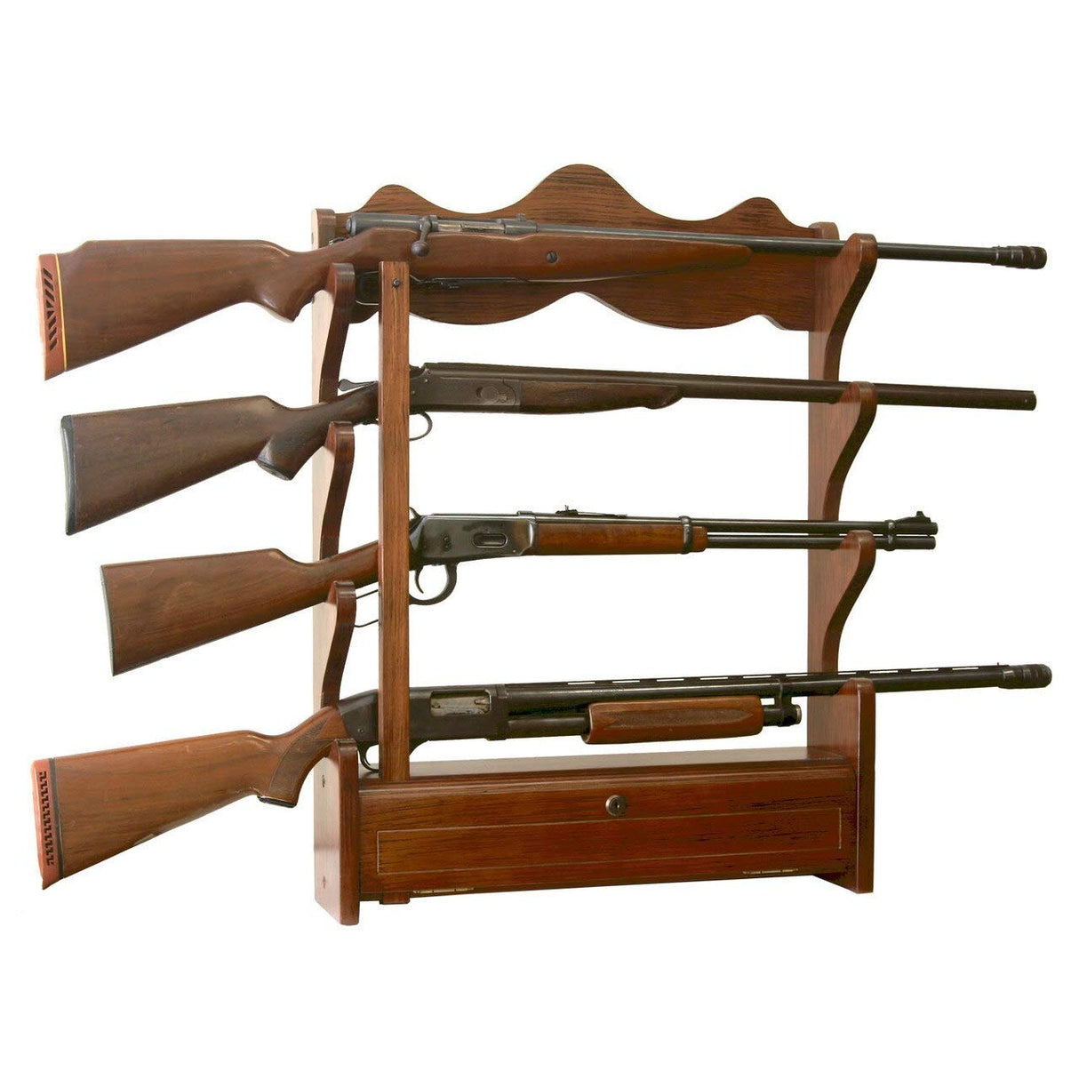 American Furniture Classics Model 840, 4 Gun Wall Rack American Furniture Classics