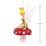Hallmark Disney Tinker Bell on Mushroom Christmas Ornament Hallmark