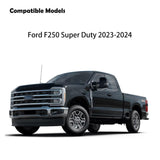 KEREN Center Console Gun Safe - Console Gun Vault Compatible with Ford F250 Super Duty 2023-2025, High Security Armrest Lock Box with Fingerprint Lock with Key KEREN