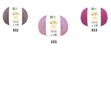 Babysoft Cotton Yarn, Yarn E-verse, 100% Organic Cotton, Soft & Hypoallergenic, Ideal for Baby Knitting, Crocheting, Amigurumi & DIY Projects, Organic Textile Certified, 50g (1, 115 White) yarn e-verse