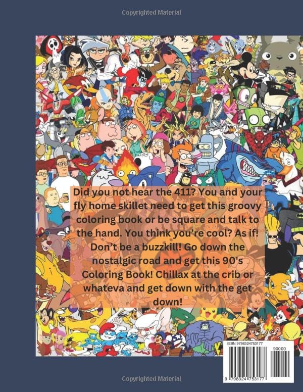 Your Favorite 90's Cartoons Coloring Book (Coloring Books) Lindesa