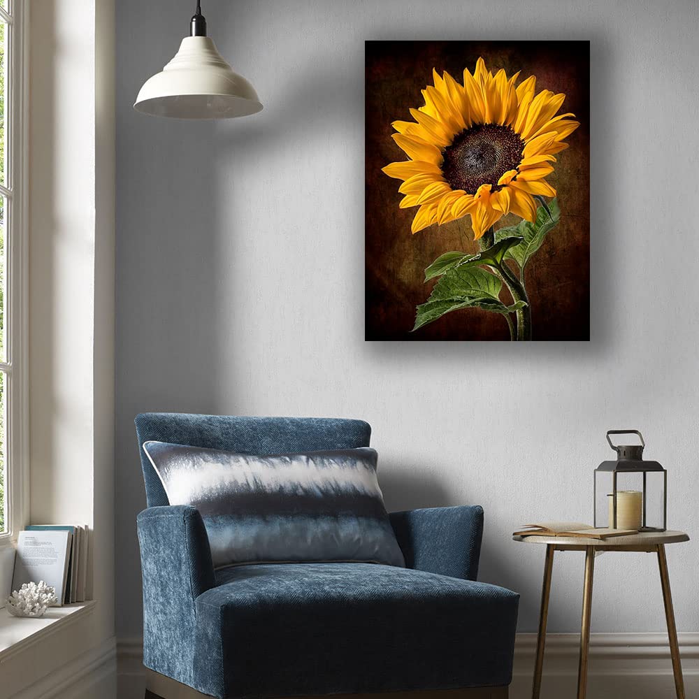 APCGSM Sunflower Diamond Painting Art Kit for Adults, 5D Full Drill DIY Craft, 11.8 x 15.7 inch APCGSM