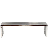 Modway Large Gridiron Stainless Steel Bench Modway