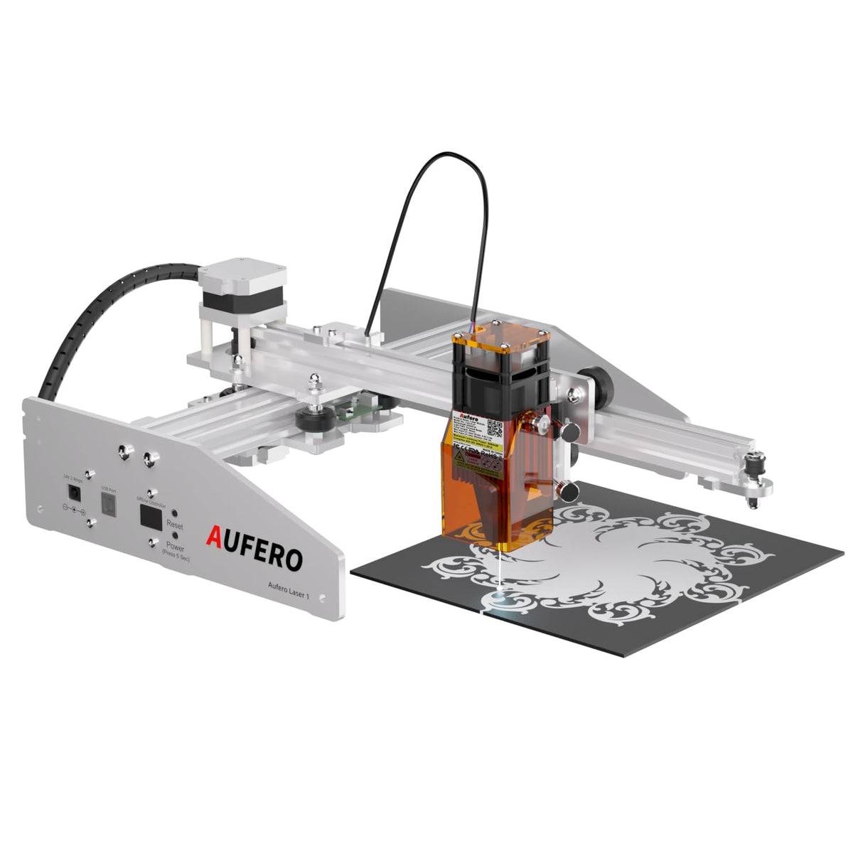 Aufero Laser 1 Laser Engraver, 5W Long Focus Diode Laser Engraver, Laser Wood Cutter and Engraver Machine, 7.1x7.inch Engraving Area, Beginner-Friendly Laser Engraving Machine Aufero