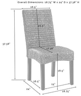 Crosley Furniture Edgewater Handwoven Natural Fiber Rattan Dining Chairs Set of 2, Seagrass Crosley Furniture
