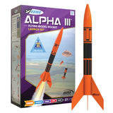Estes Alpha III Launch Set, 12 years and up with Adult Supervision if under 12, Black,Orange Estes