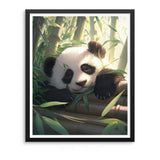 Natuyalo Panda Paint by Numbers Kit for Adults - Animal Paint by Number on Canvas Without Frame, DIY Acrylic Painting for Ideal Gift Home Wall Decor (16x20 Inch) Natuyalo