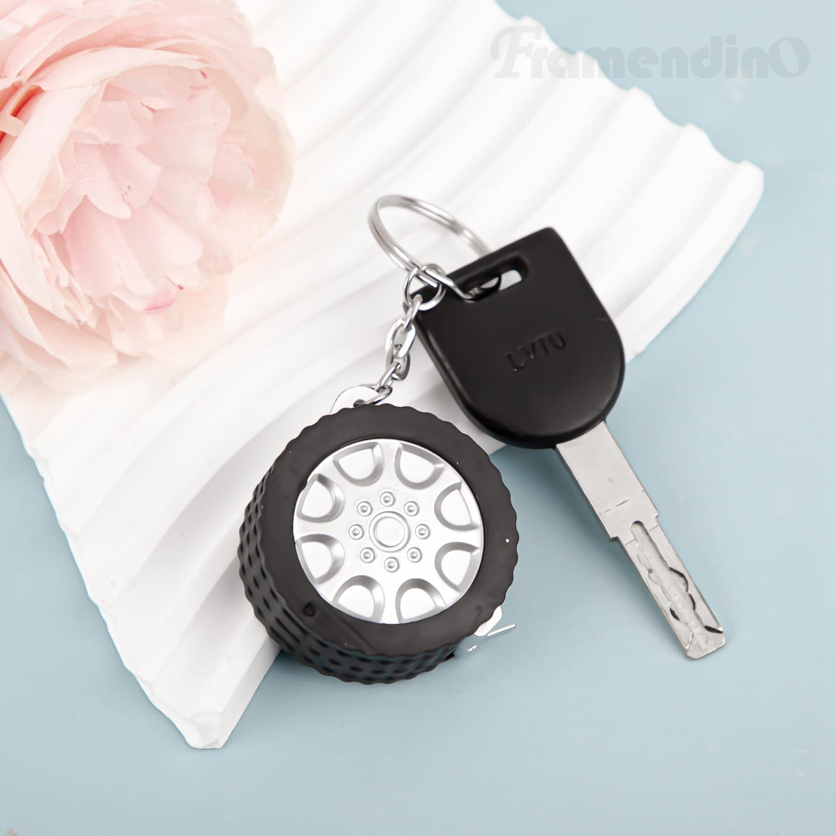 Framendino, 8 Pack Sublimation Measuring Tape Blanks Sewing Tape Measure 39.3 Inch Long for Office Framendino