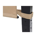 Outsunny 8' x 10' Retractable Pergola Canopy Steel Frame Polyester Fabric Gazebo with Retractable Canopy Shade Awning Outsunny