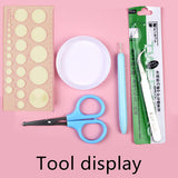 Peacock Paper Quilling Kit Paper Quilling Craft Great for DIY Learning Class, Home Decoration, Birthday Gift,Parent-child interaction.It's Suitable for Children and Craftsmen.Creative Stress Relief. MerainMe