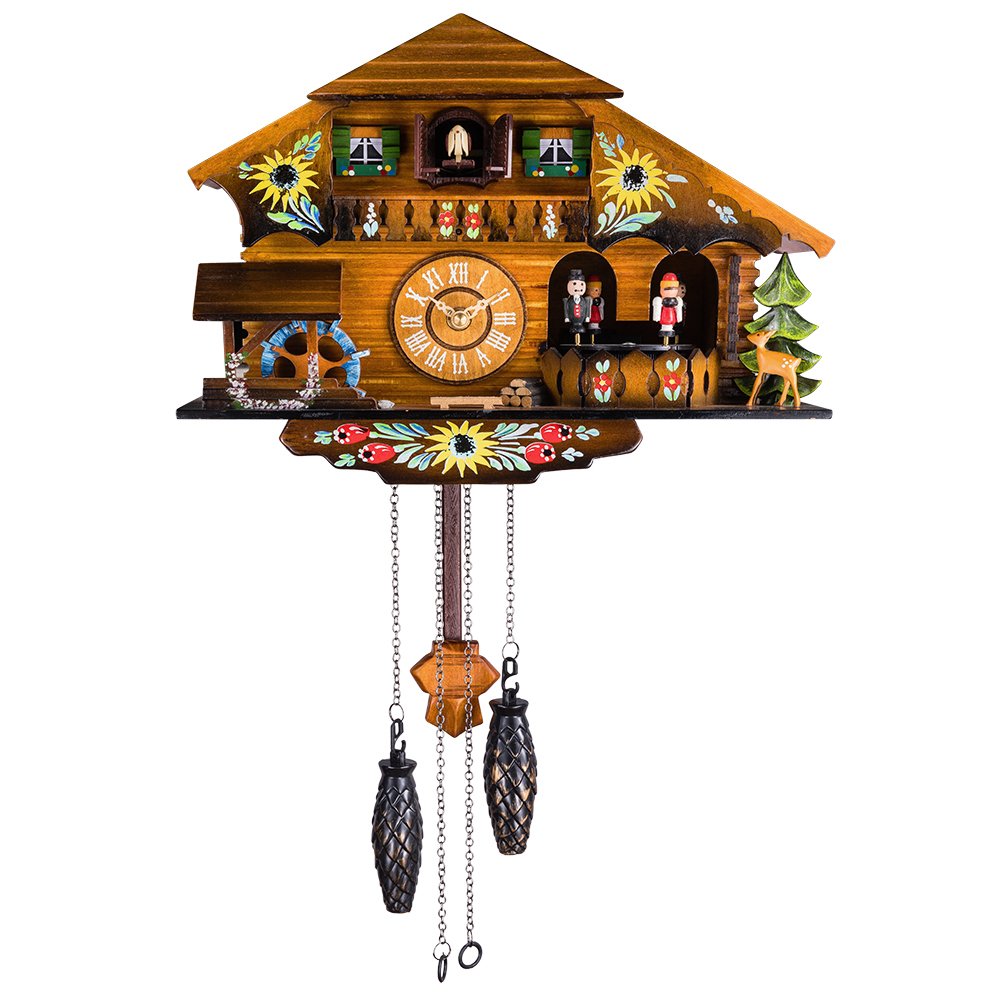 Kintrot Cuckoo Clock Pendulum Quartz Wall Clock Black Forest House Home Decor Kintrot