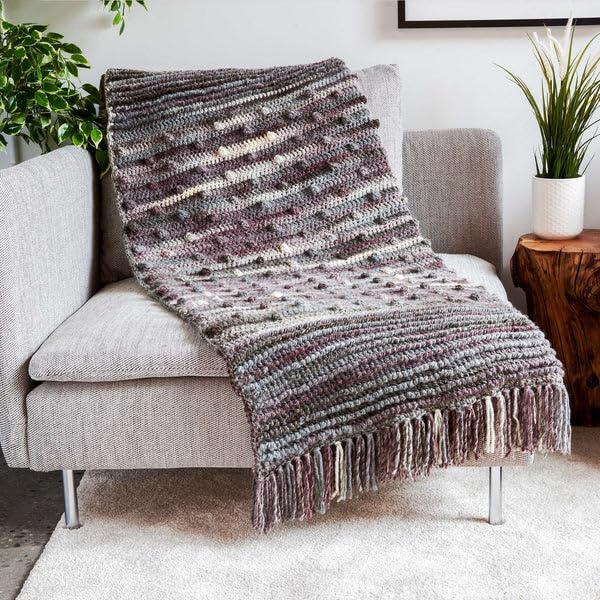 Bernat Symphony Autumn Maple Yarn - 2 Pack of 225g/8oz - Wool Blend - 5 Bulky - 309 Yards - Knitting/Crochet Bernat