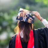 PLIGREAT 3 Pcs Sublimation Blank Graduation Cap Topper, Blank White Graduation Grad Cap Topper, Grad Cap Decorations Graduation Accessories, Printable with Inkjet or Printers PLIGREAT