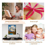 Amphol Paint by Numbers Kit for Adults, Scenery Paint by Numbers on Canvas for Beginners, Acrylic Easy Painting Number Kits for Gift Decor - 16x20 Inch Amphol