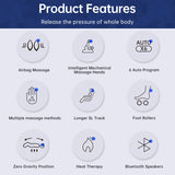 PayLessHere SL Track Massage Chair,Electric Shiatsu Full Body Zero Gravity Massage Recliner Chair with Remote Controls Bluetooth Speaker Built-in Heat for Home Office,Black PayLessHere