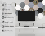 HONORIA 12-Pack Acoustic Panels, Soundproof Wall Panels, Hexagon Self-Adhesive 12"X10"X0.4, High Density Sound Dampening Panels- Camel HONORIA