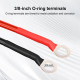 XRDS -RF 8AWG Battery Quick Connect Cable 3 FT, 50 Amp Anderson-Style Connector to O-Ring Terminal, for Solar, RV, EV, and Backup Power Systems XRDS -RF