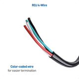 Cable Matters 4 Prong Replacement 50 AMP RV Power Cord 10 ft, 6/8 AWG, Generator Extension Cord/Generator Power Cord, Compatible with Tesla Charger/EV Charger / J1772 Charger (NEMA 14-50P to 4 Wire) Cable Matters