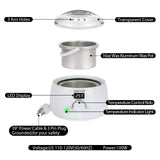 SAEUYVB Wax Melter for Candle Making,Candle Melting Pot,Candle Wax Melter,Multifunctional Wax Melting Tool with LED Temperature Display （White） SAEUYVB