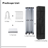 10x20 FT Pop up Canopy, Wonlink Folding Heavy Duty Height Adjustable Instant Shelter Gazebos with Wheeled Bag Waterproof Wonlink